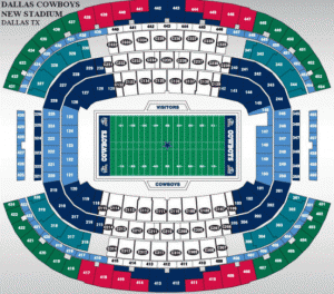 Dallas Cowboys Stadium Seating Chart