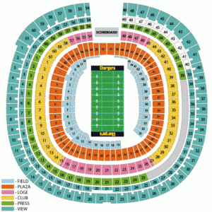 Qualcomm Stadium Seating Chart